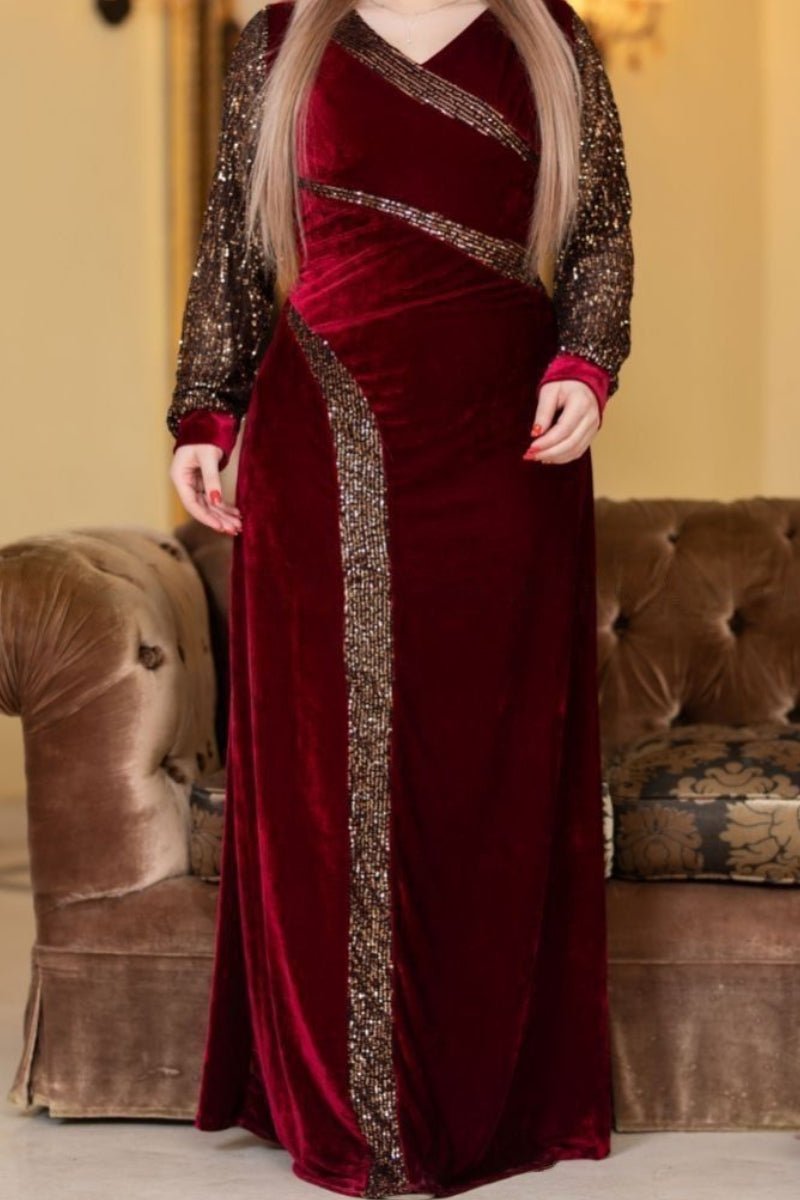 فستان سارة - قطيفة