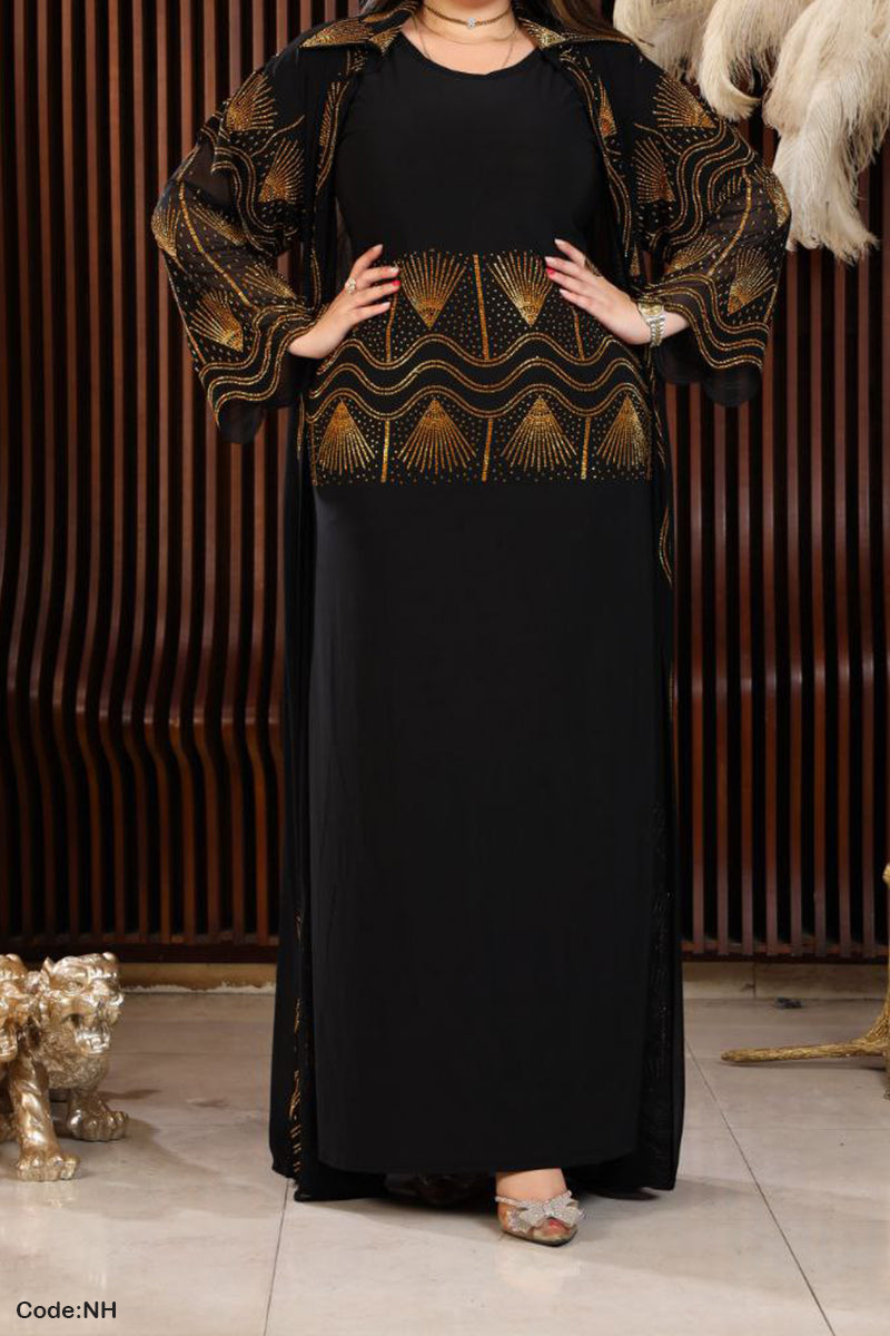 طقم عباية ربيعه - مخمل شتاء 2026