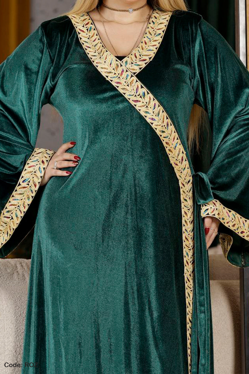 جلابية رزان الشتوية - مخمل شتاء 2026