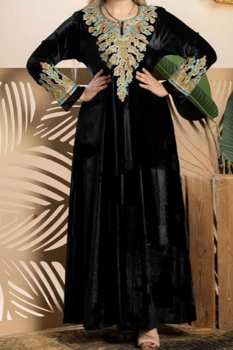 عباية سميرة - قطيفة مخمل ناعم شتاء 2026
