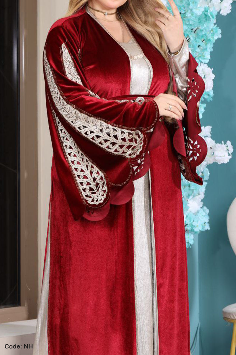 جلابية استقبال جوهرة  الشتوية - مخمل شتاء 2026