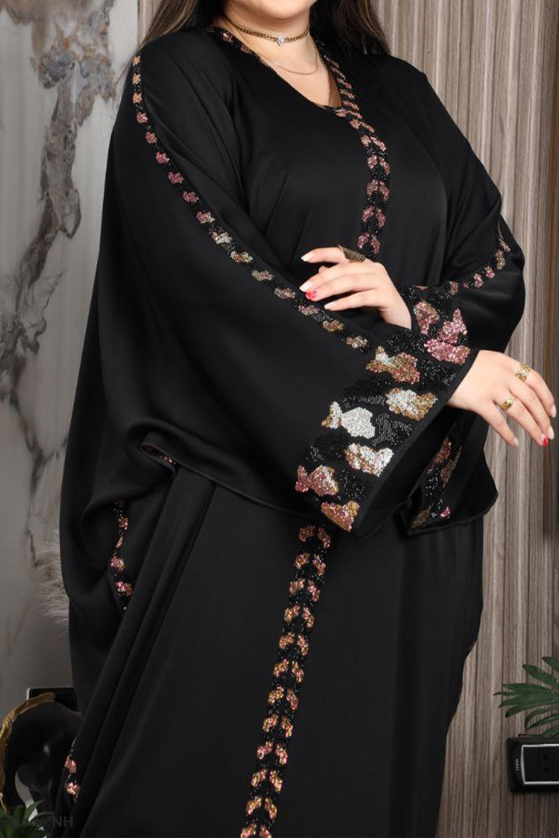 عباية مورد - حرير