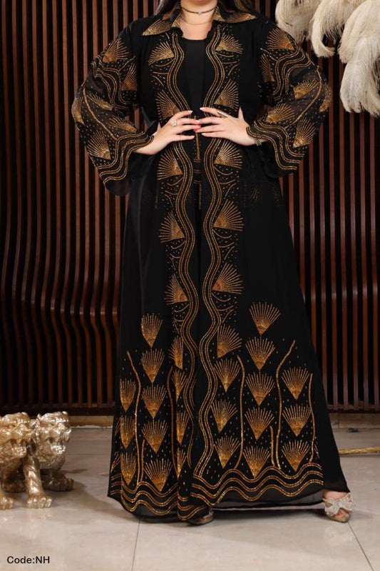 طقم عباية ربيعه - مخمل شتاء 2026