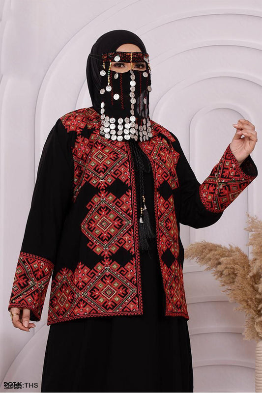 سترة مرام بتصميم عسيري  - كريب سعودي