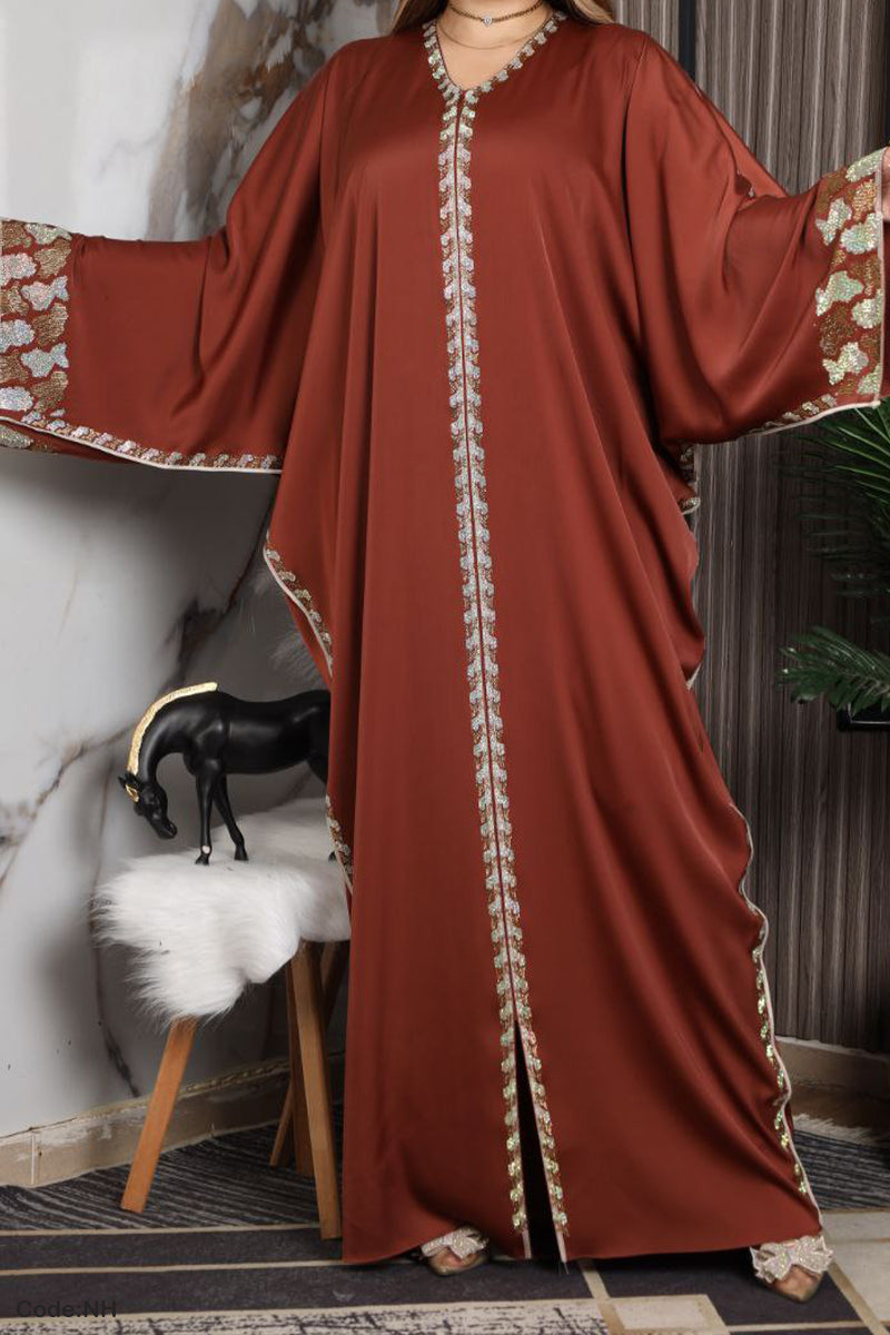 عباية مورد - حرير