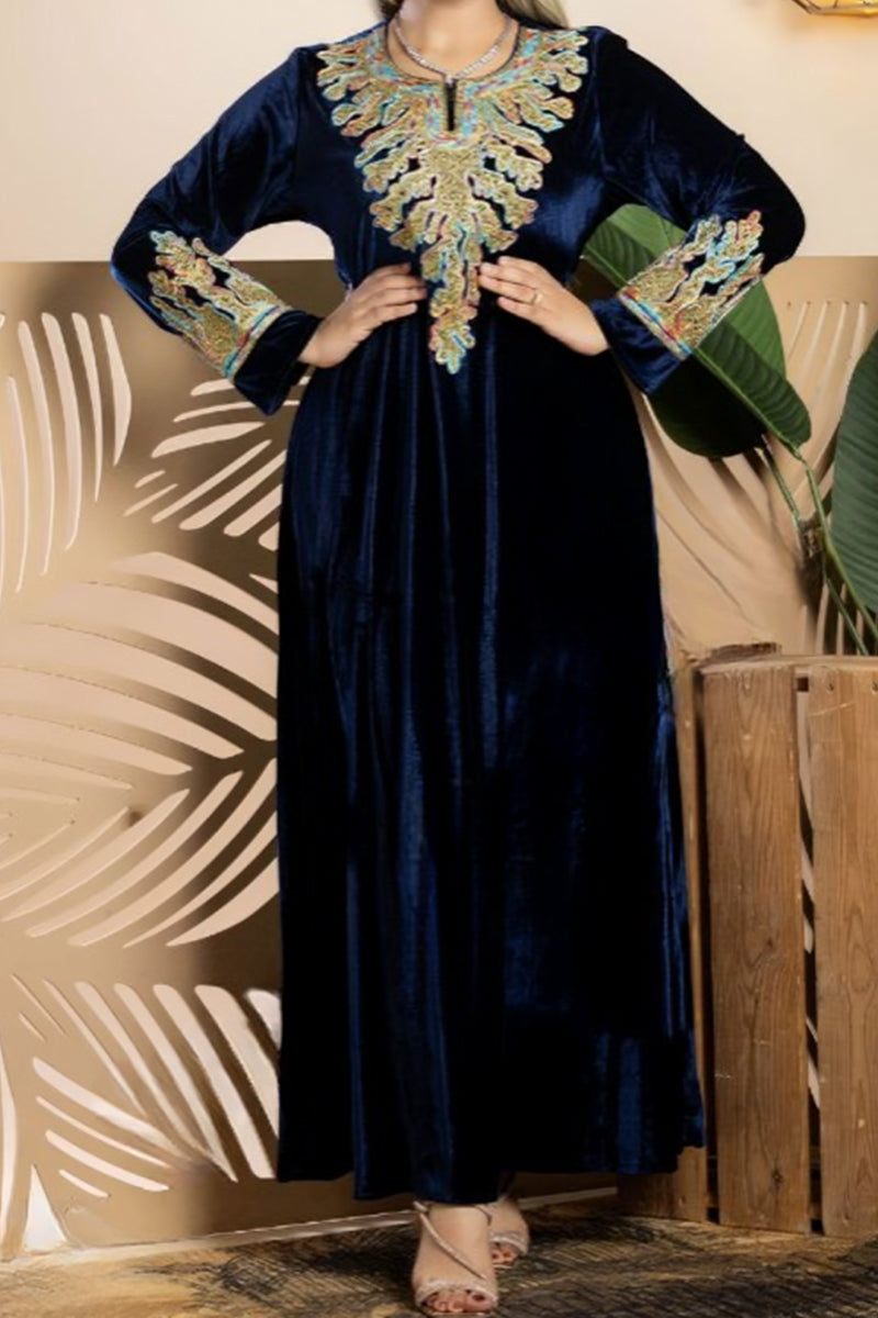 عباية سميرة - قطيفة مخمل ناعم شتاء 2026