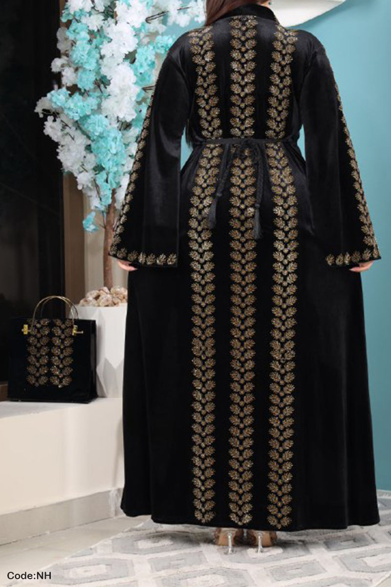 طقم عباية سنبلة - مخمل شتاء 2026