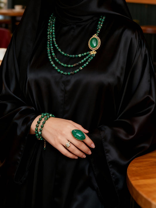 طقم ليال من حجر العقيق