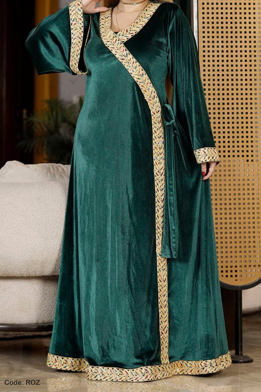 جلابية رزان الشتوية - مخمل شتاء 2026