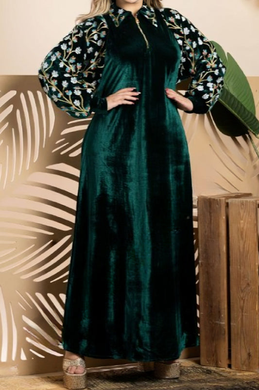 عباية هويدا - قطيفة مخمل ناعم شتاء 2026