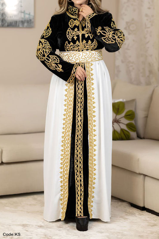 جلابية استقبال شيخة - قطيفة مخمل ناعم شتاء 2026