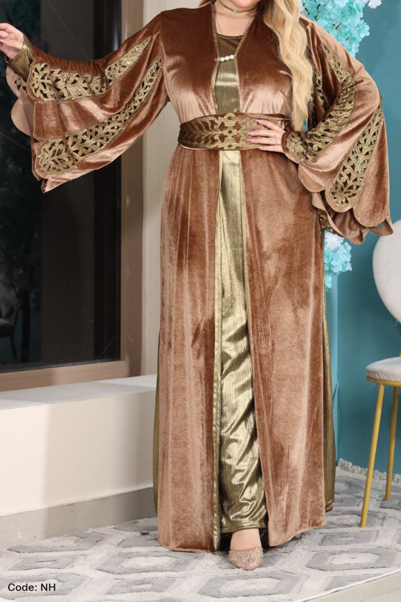 جلابية استقبال جوهرة  الشتوية - مخمل شتاء 2026