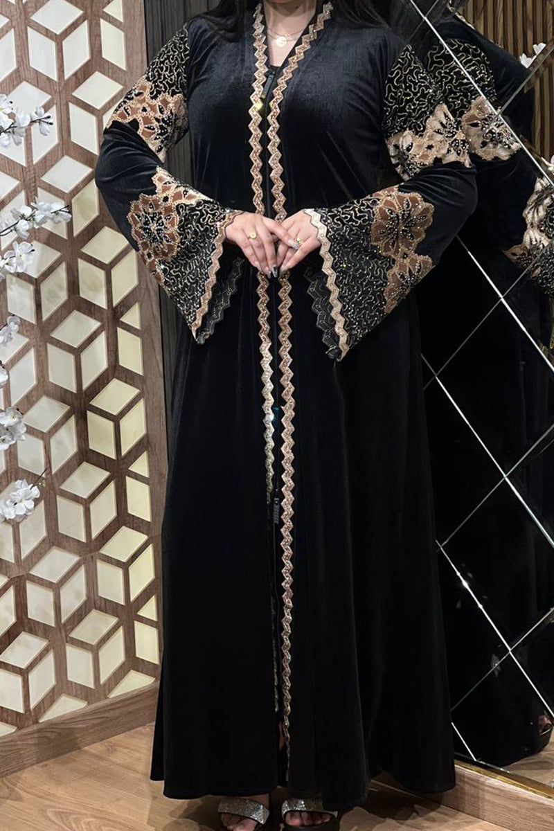 عباية استقبال اية - مخمل شتاء 2026