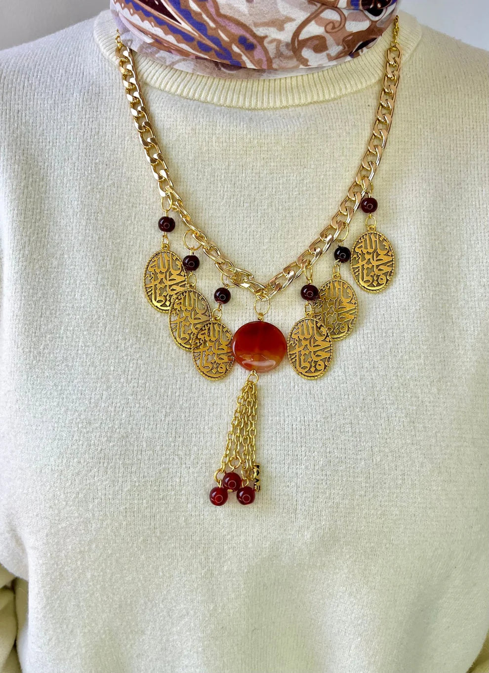 طقم بريهان من حجر العقيق