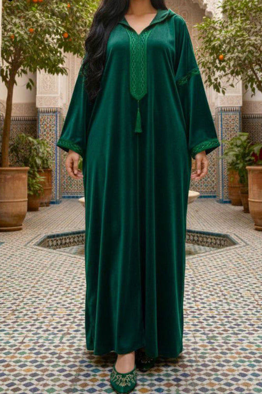 عباية ثريا - قطيفة مخمل ناعم شتاء 2026