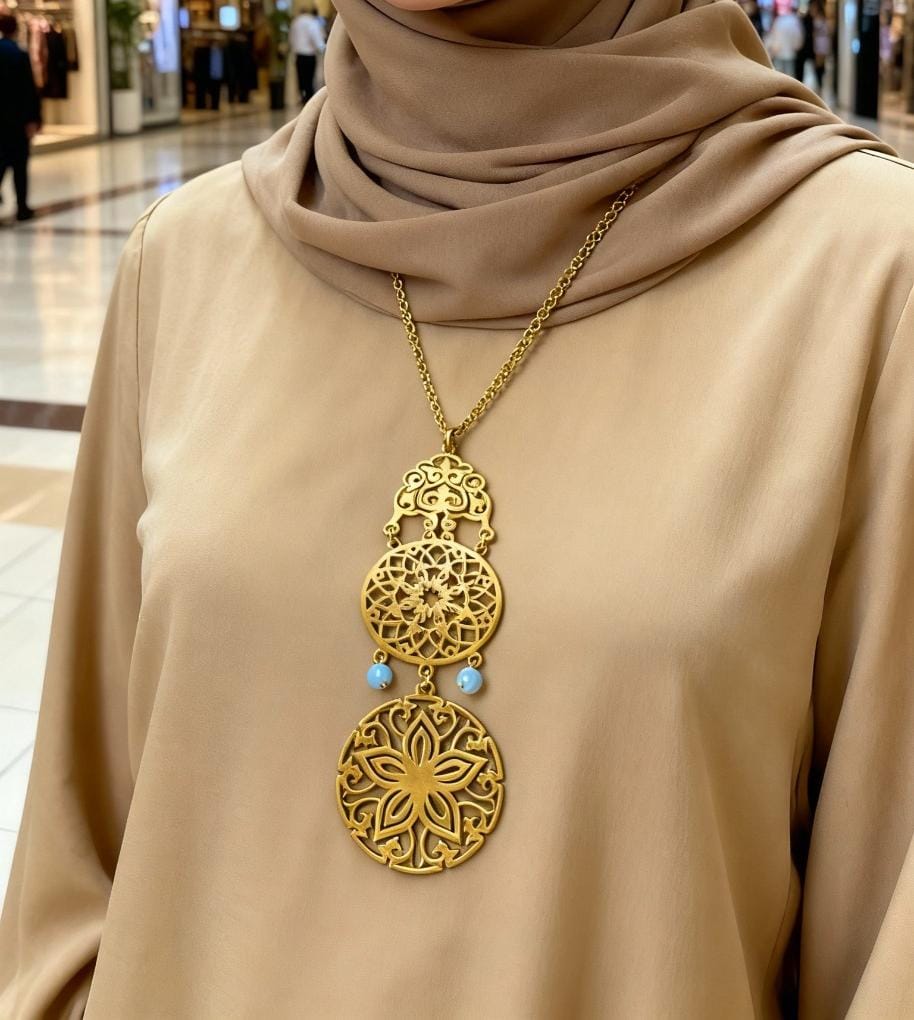 طقم مسرة - مطلي بماء الذهب