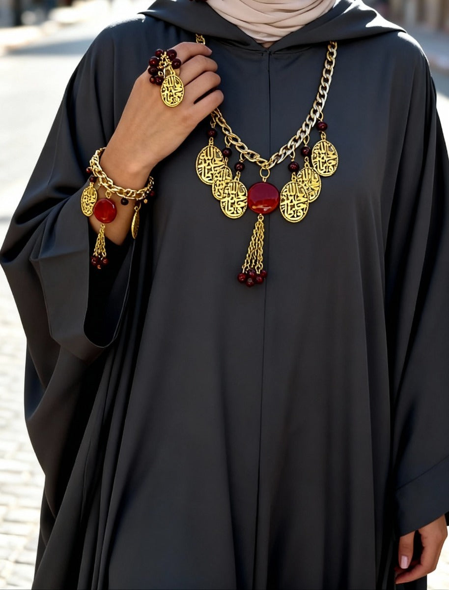 طقم بريهان من حجر العقيق