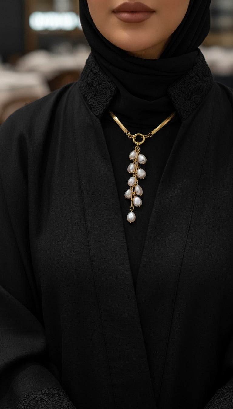 عقد لؤلؤة باستايل راقي