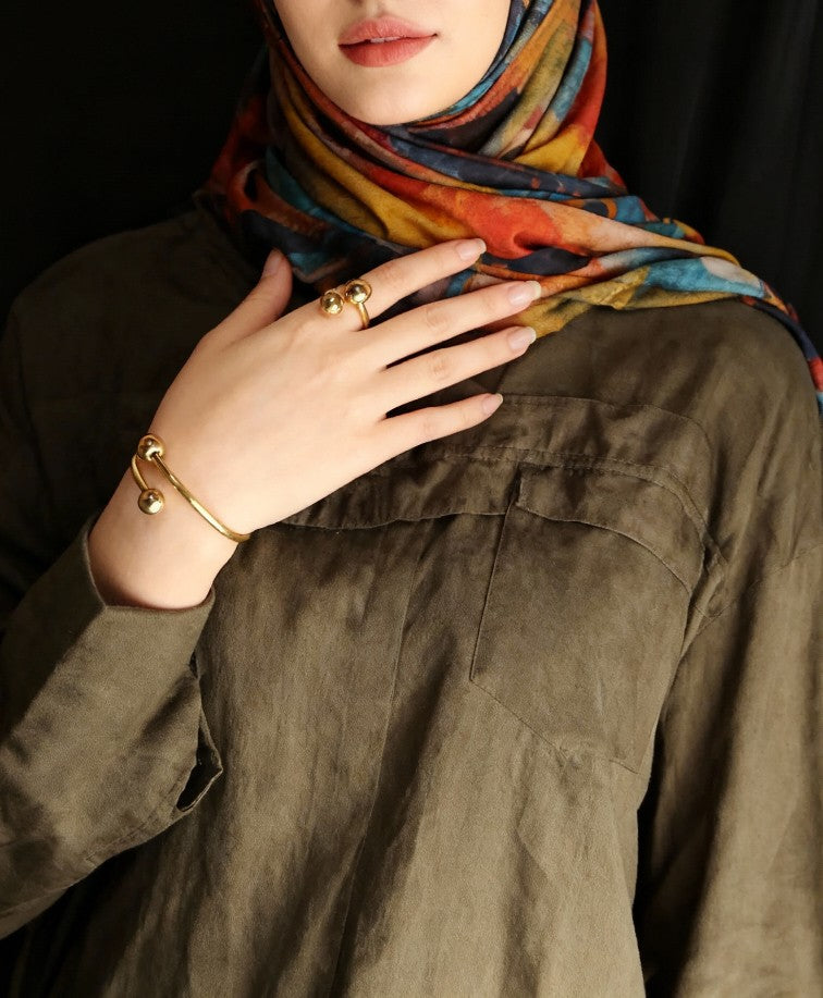 طقم فريدة - نحاس