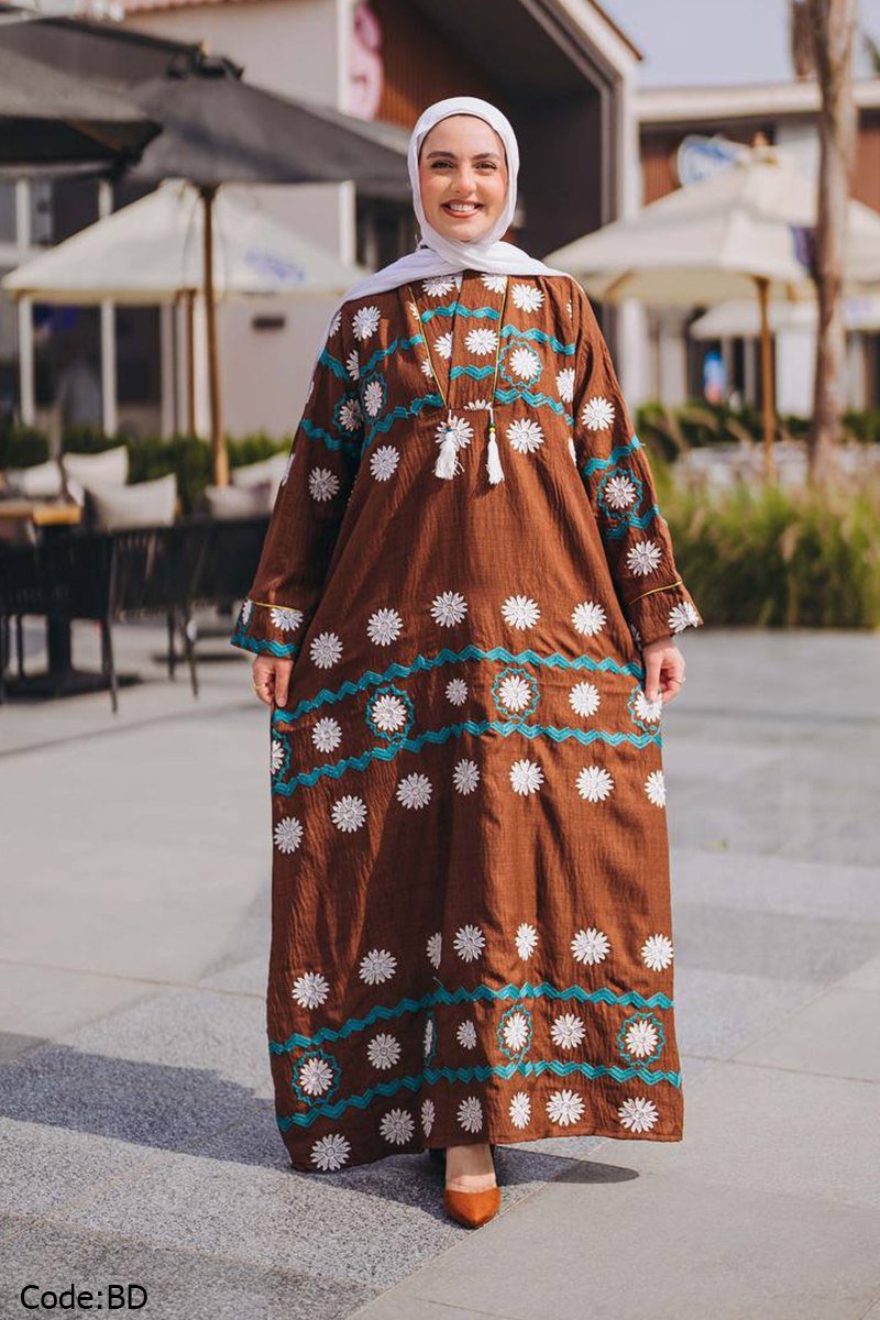 عباية استقبال سمت - كتان