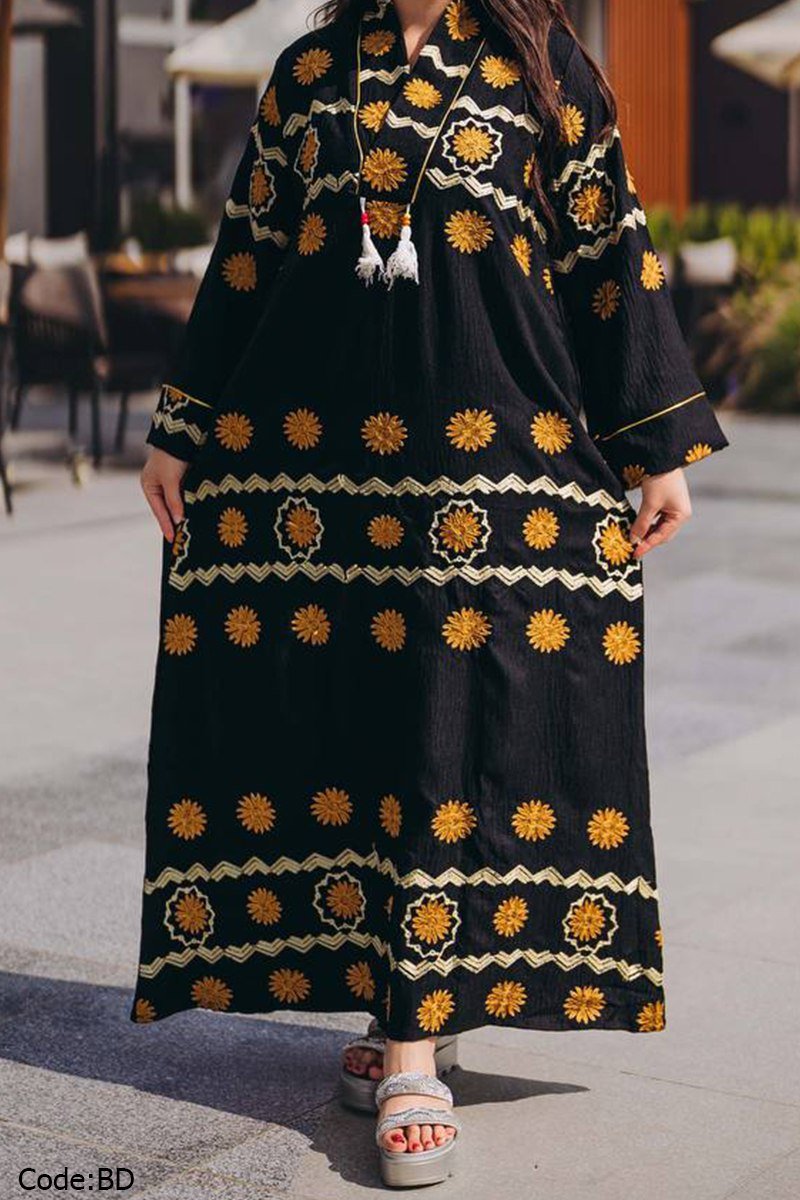 عباية استقبال سمت - كتان