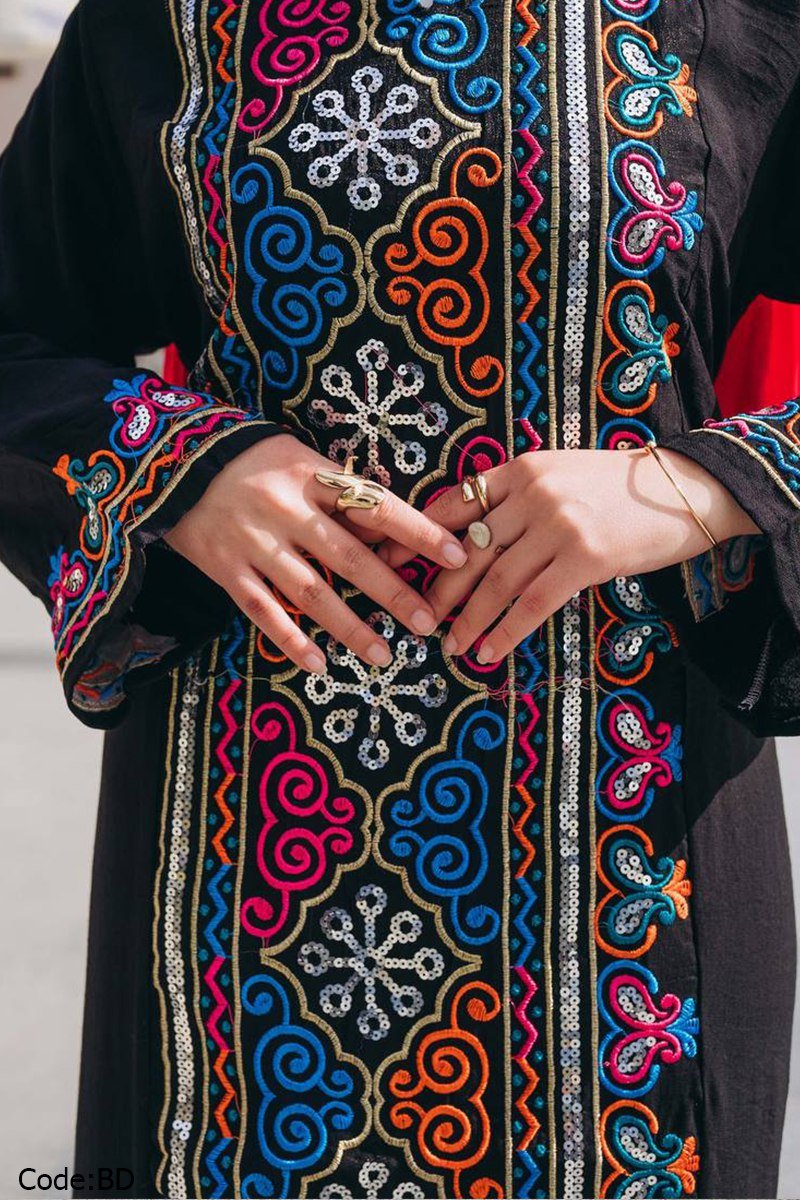 عباية استقبال سمية - كتان