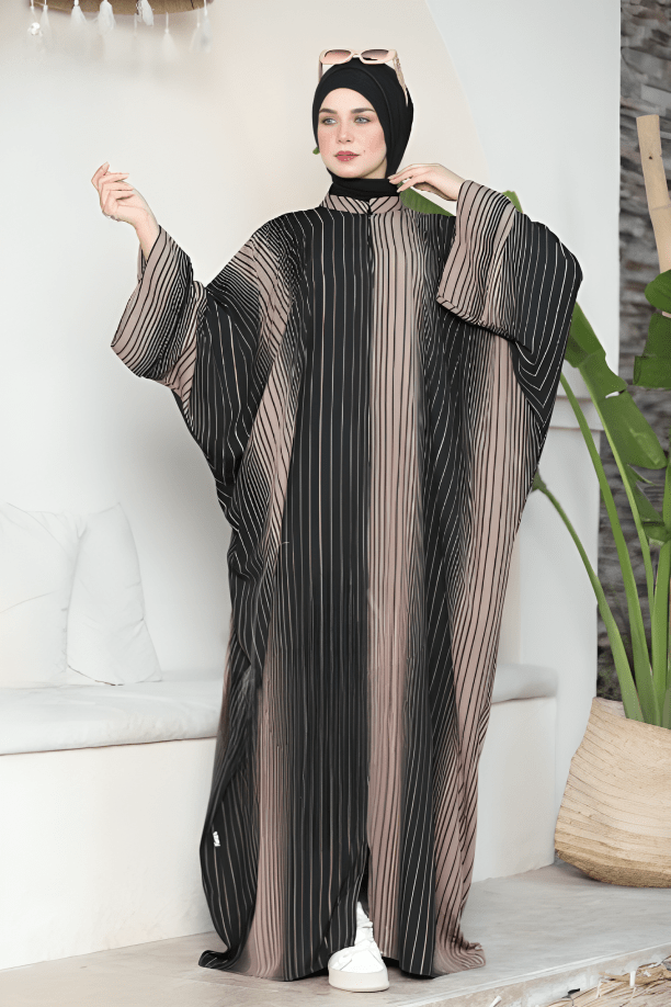 عباية خليجي - كريب مطبوع