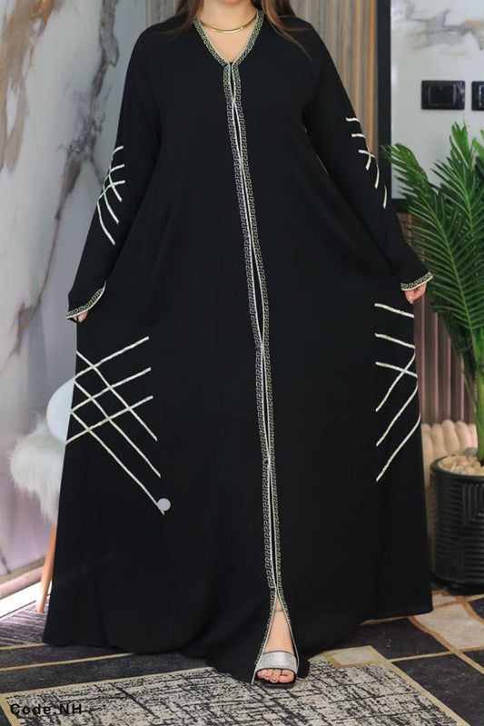 عباية خطوات - حرير