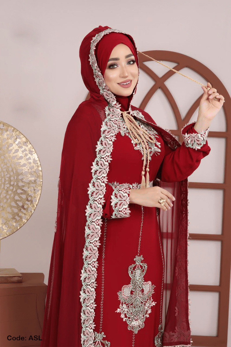 عباية مودة - حرير وشيفون