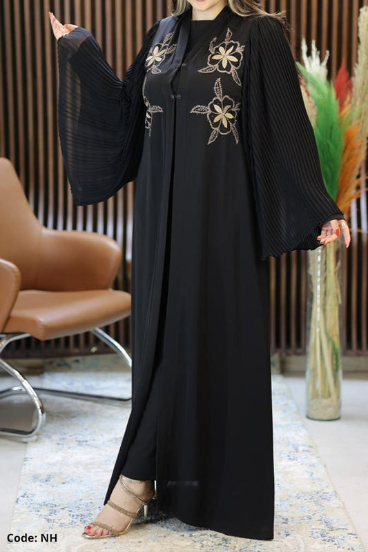 عباية مزهرة - حرير