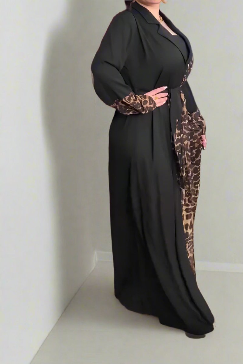 عباية وشاح - حرير