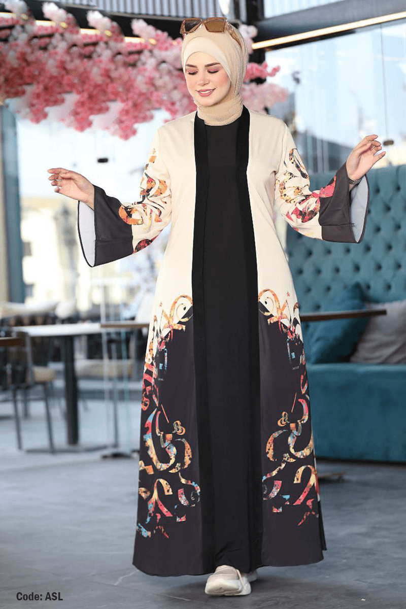 عباية رشيدة - حرير