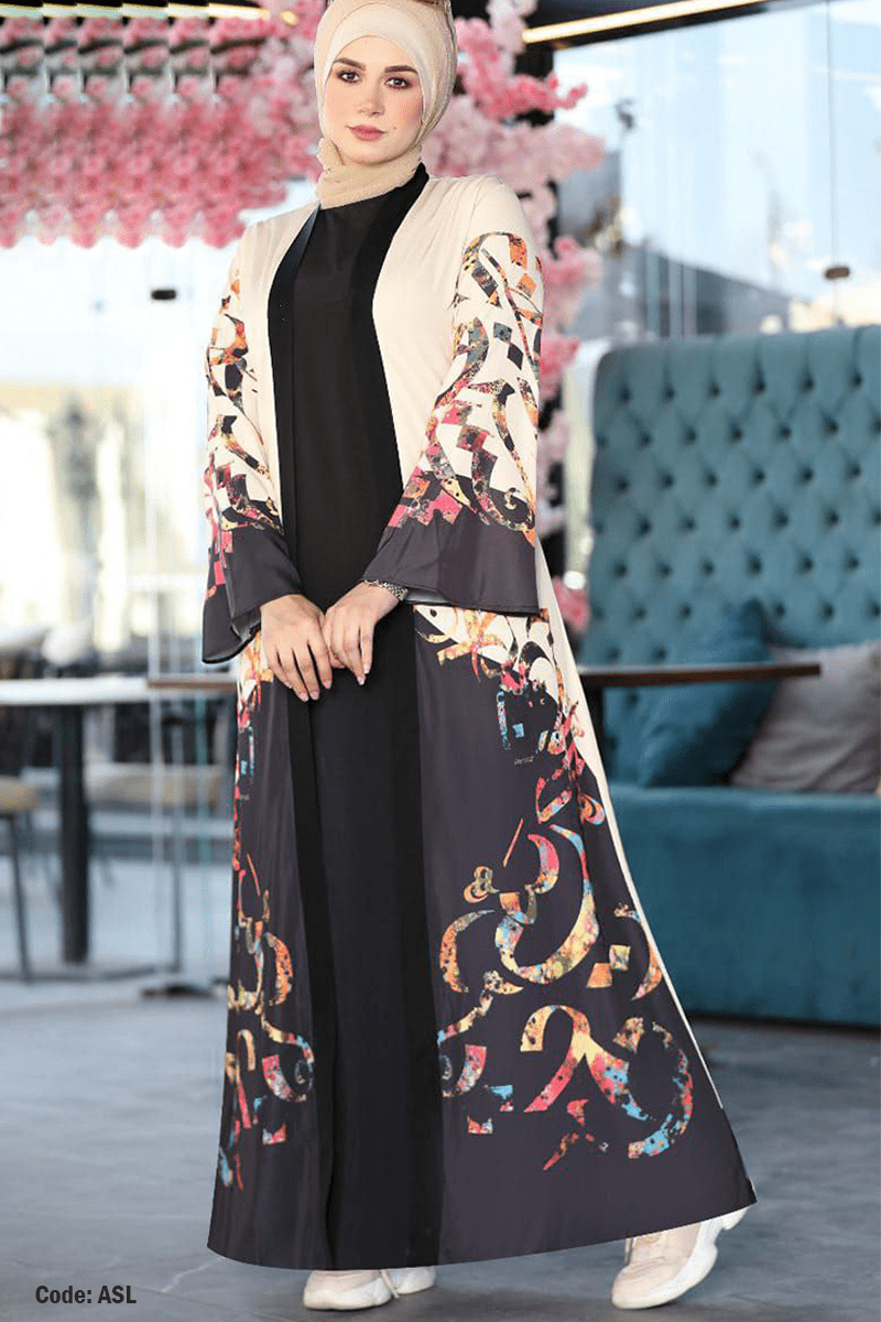 عباية رشيدة - حرير