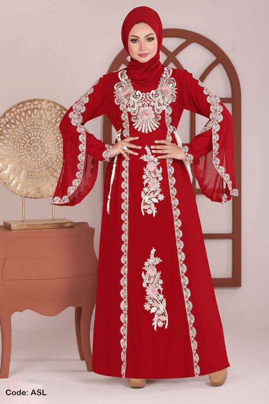 عباية سهيلة - حرير وشيفون