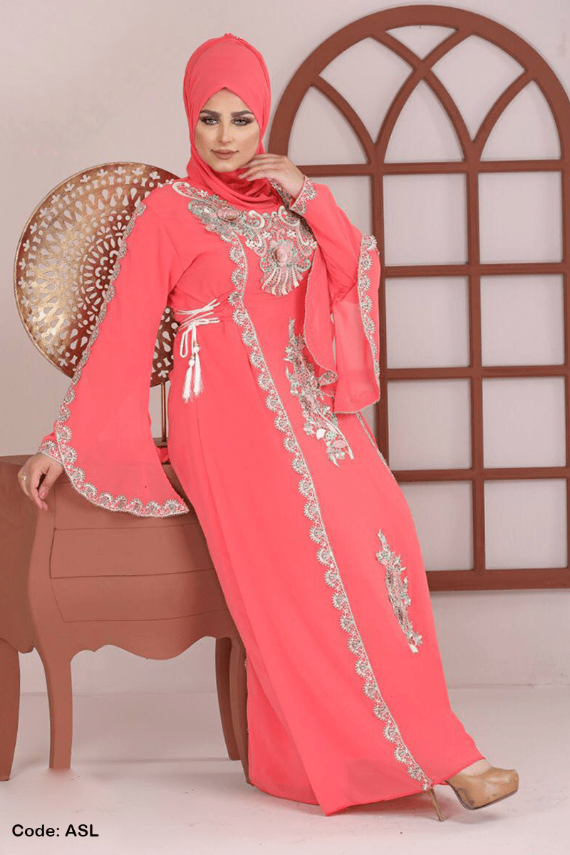 عباية سهيلة - حرير وشيفون