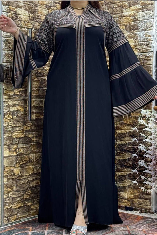 عباية سمراء - حرير