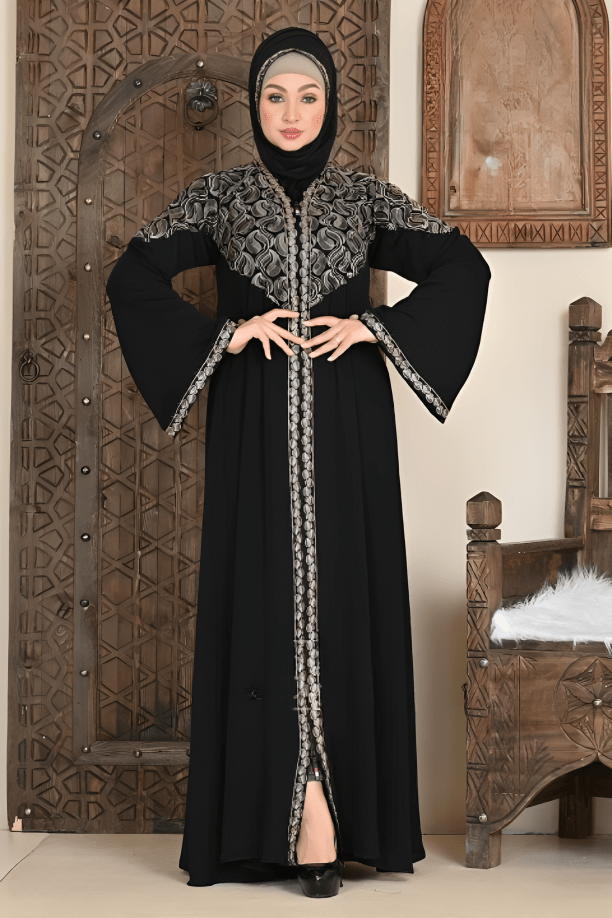 عباية يسرا - حرير