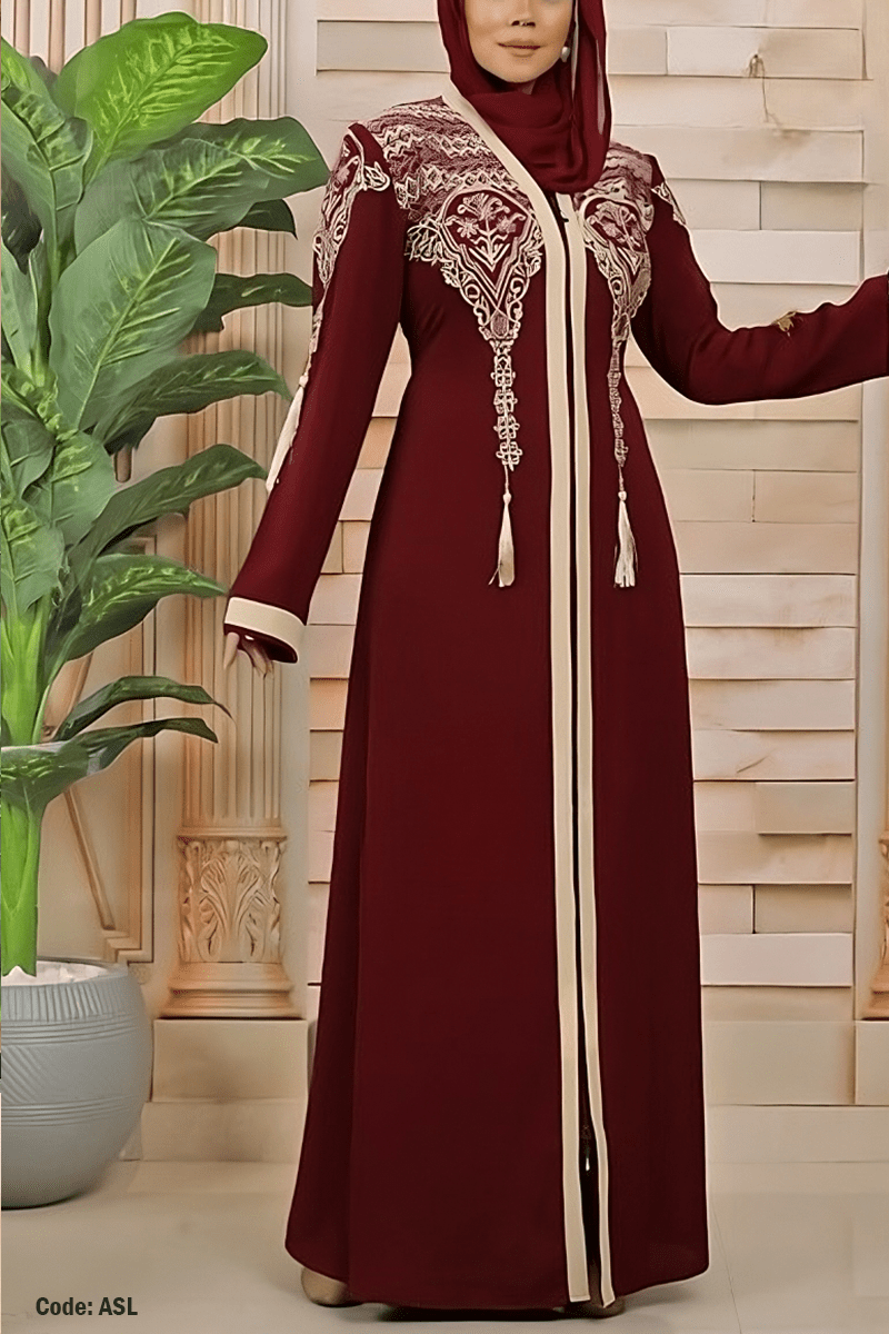 عباية زهرة الخليج - حرير