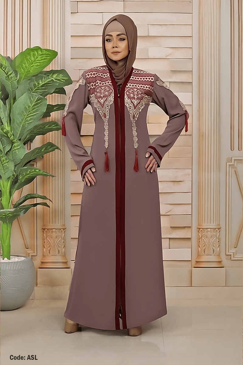 عباية زهرة الخليج - حرير