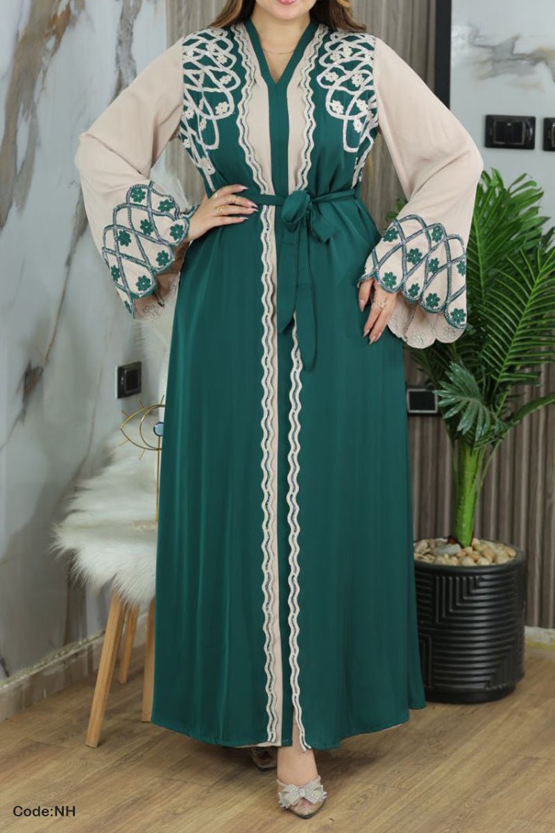 عباية زمرده - حرير