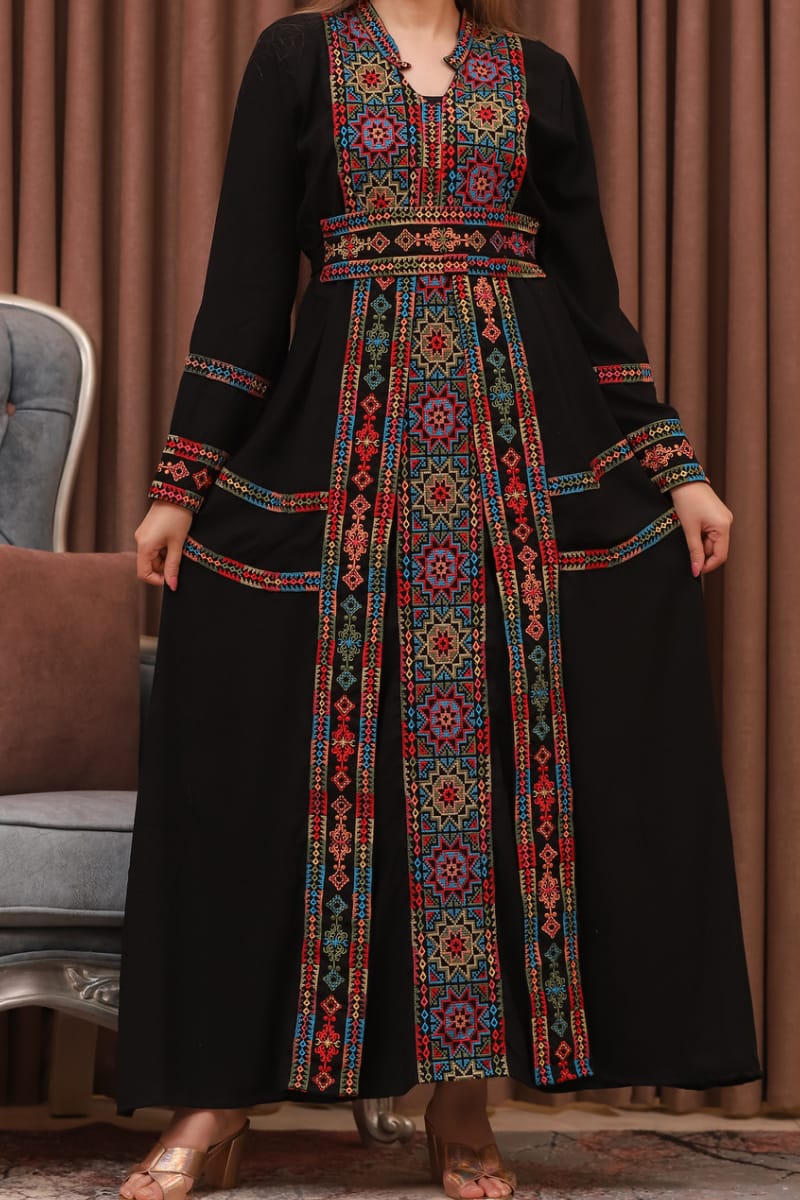 عرض باقة سارة ثلاث عبايات كريب