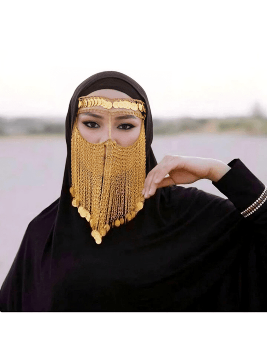 برقع سعودي - مطلي بماء الذهب