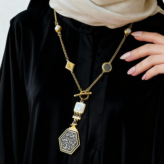 طقم فاطمة العربي مطلي بماء الذهب