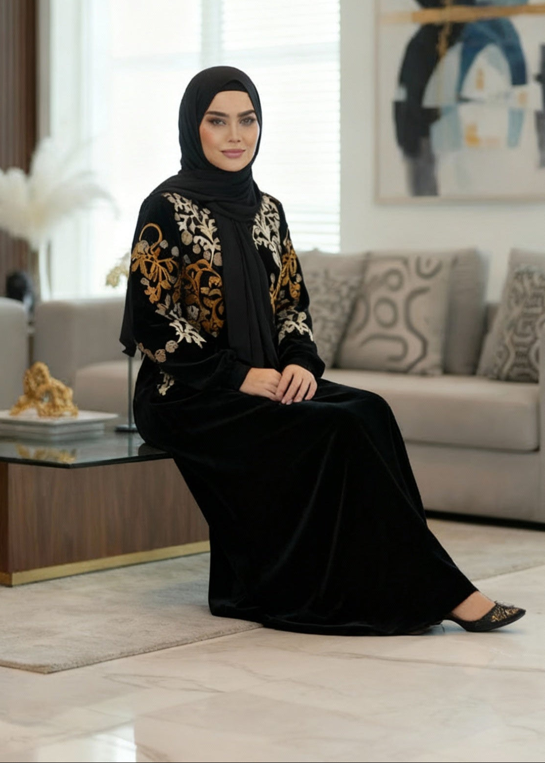 جلابية ريتسا - مخمل