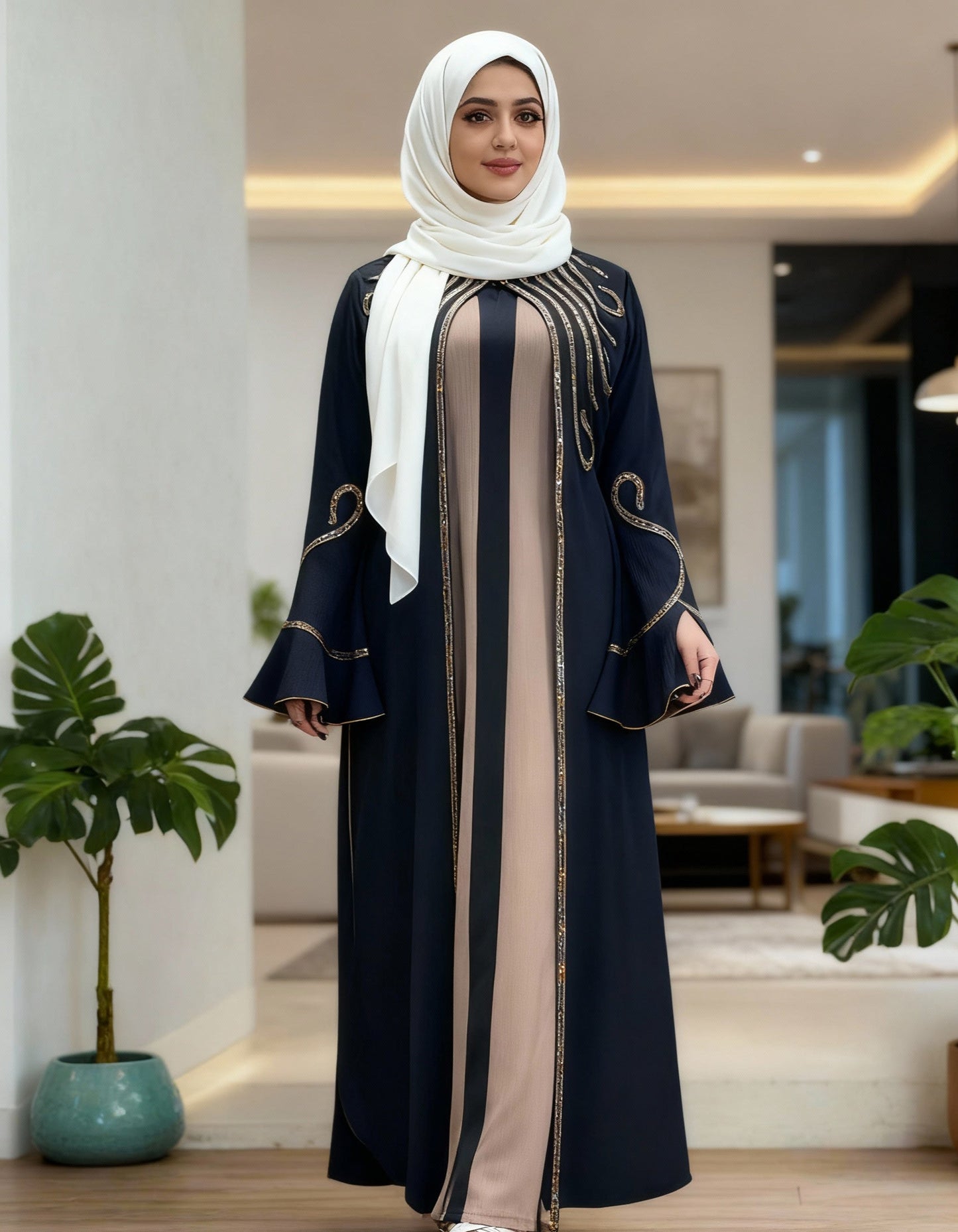 عباية ملكة - حرير