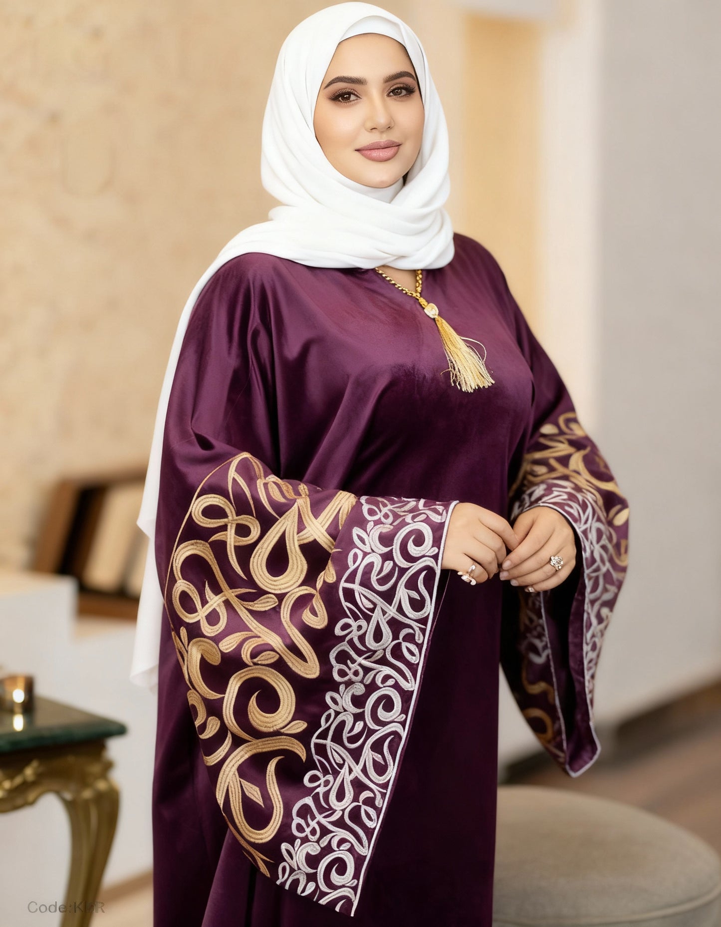 عباية سريين - قطيفة مخمل ناعم شتاء 2026