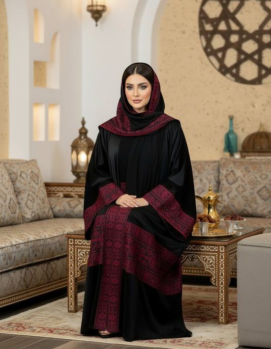 عباية بدوية - قطيفة مخمل ناعم شتاء 2026