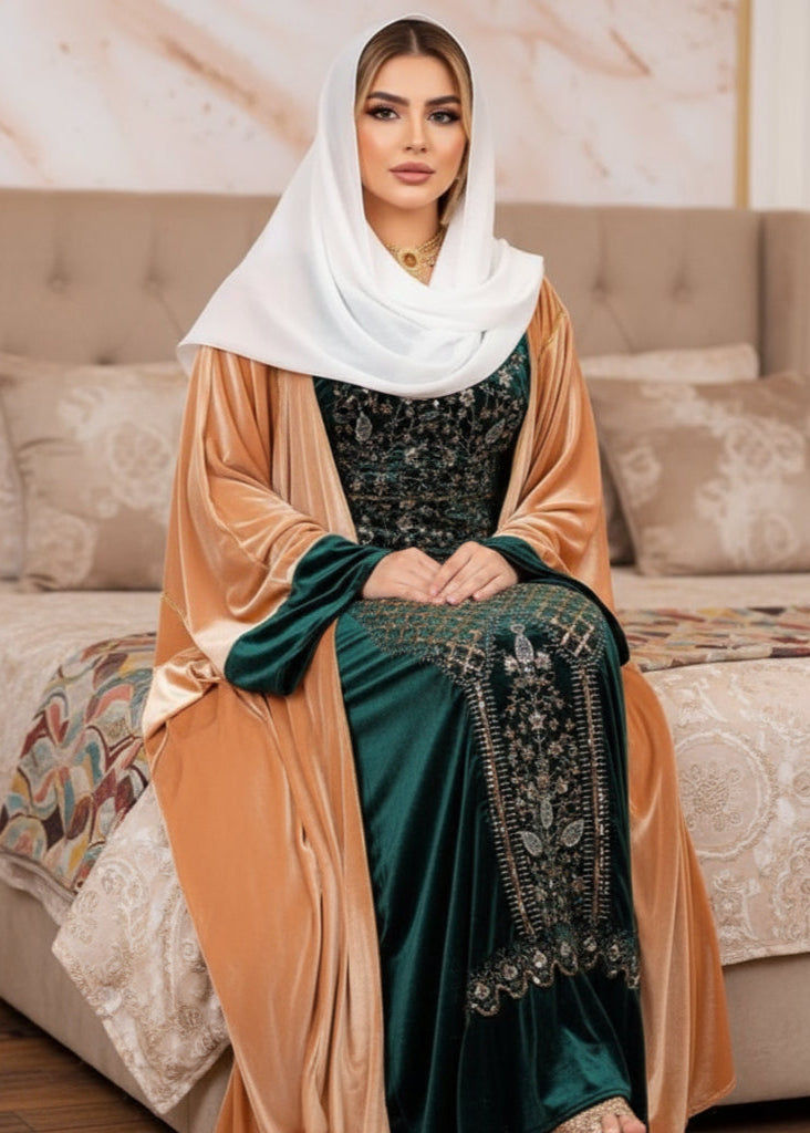 جلابية رقة - قطيفة مخمل ناعم شتاء 2026