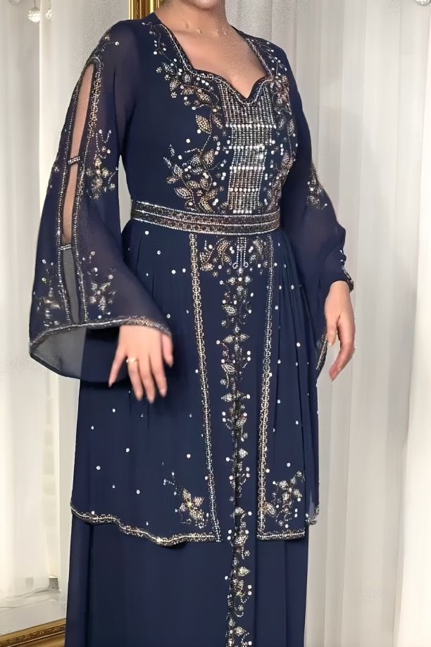 فستان عائشة - شيفون