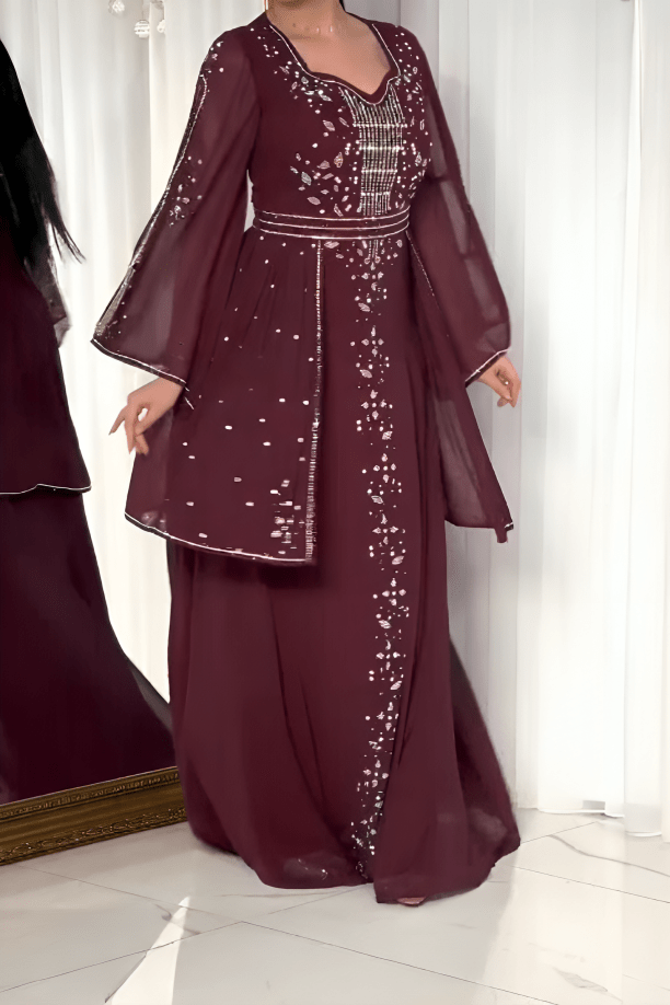 فستان عائشة - شيفون